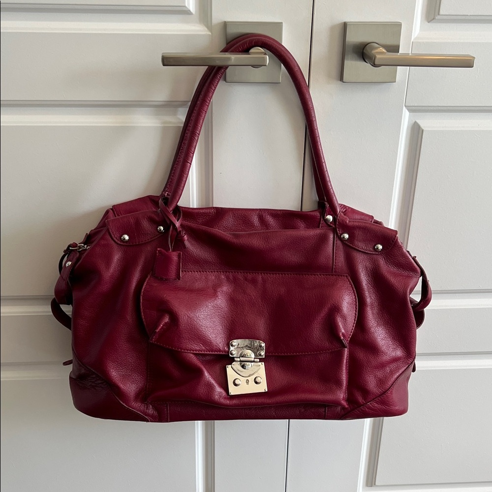 Leather handbag Max and Cleo
